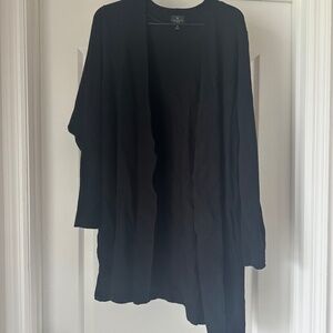Black long cardigan